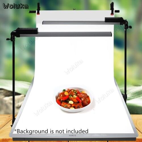 LED Strip Light Stand 2 Lamps Set Stepless Dimming 35W 5500K Photo Studio Lighting Kit Video Photography Equipment CD50 T10