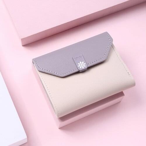 Women Wallet Fashion Ladies Short Leather Card Money Bag Holder Girl Small Clutch Purse Coin