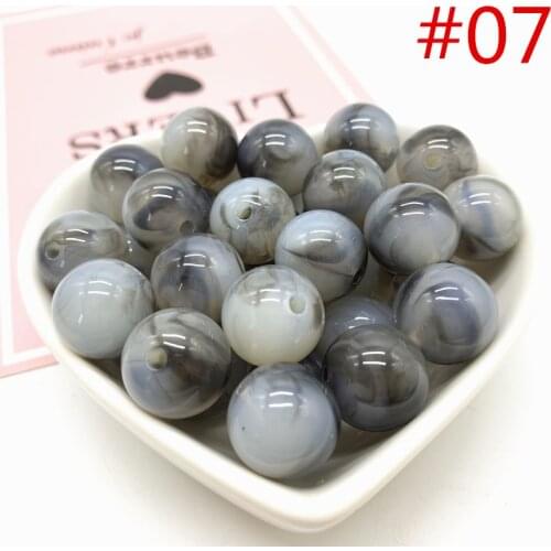 10pcs/lot 14mm of Acrylic Beads Earrings Necklace Accessories Beads For Jewelry Making DIY Jewelry Findings #ZS07