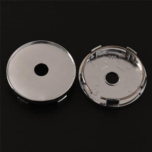 2PCs Plastic 60MM Tyre Replacement Wheels Car Van Alloy Wheel Center Hub Cap Sticker Accessories