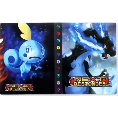 240Pcs Pokemon Cards Album Book Anime Holder Album Toy Charizard VMAX V MEGA Collections Top Loaded List Toys Gift for Children
