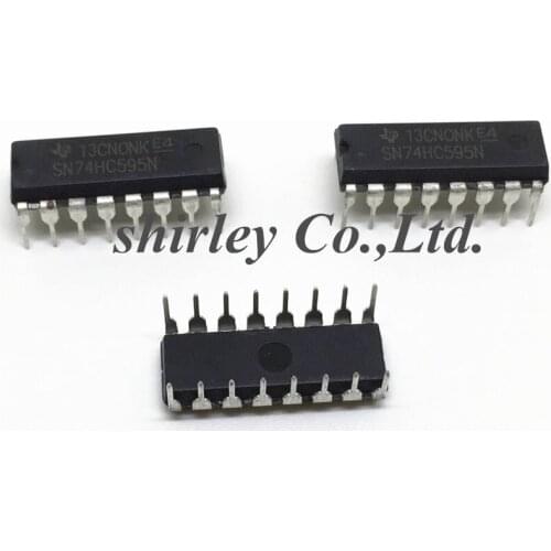 Free shiiping 100PCS SN74HC595N SN74HC595 DIP16 DIP 74HC595N 74HC595 100% New