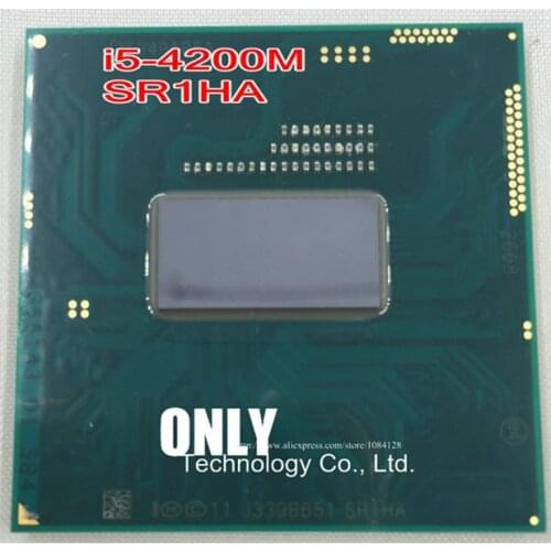 Free Shipping latop core I5 4200M Cpu I5-4200M Laptop CPU SR1HA 3M Cache,2.5GHz to 3.10 GHz PGA946 Support HM87