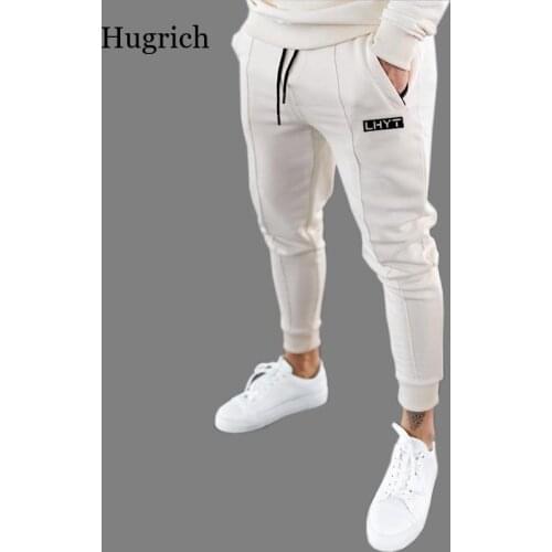 Pants Men Joggers Sweatpants 2021 Streetwear Trousers Fashion Printed Muscle Sports Mens Pants Black Sweater Mens Tops
