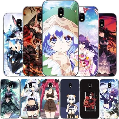 Date A Live Soft Silicone Phone Case For Samsung J3 J4 J7 J8 2018 J5 J7 2017 J5 J7 2016 J7 Prime J4 J5 J7 plus