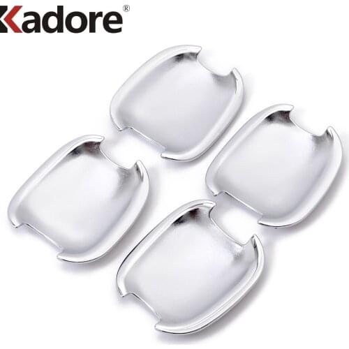 For Chevrolet Aveo Sonic 2011 2012 2013 2014 ABS Chrome Side Door Handle Cup Bowl Cover Trim Car Styling Accessories 4pcs/set