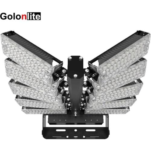 Golonlite Proyector led exterior 500W 1000W 1500W 1200W 800W 600W floodlight sport court field high mast IP65 Meanwell SMD5050