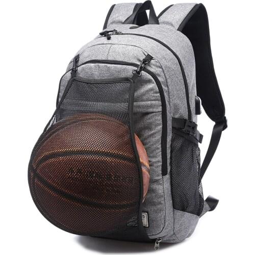 Crossten USB USB Charging Port Canvas Laptop Backpack School Bag Teenager Ball Bag Pack Multifunctional Travel Rucksack mochilas