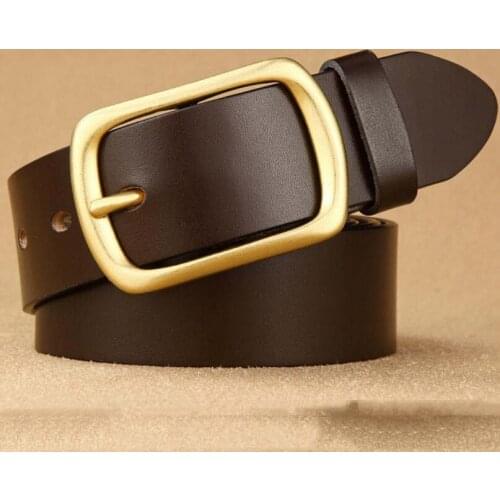 Personalized Fashion Belt Mens Outdoor Leisure New Style Cowhide Belt Mens Pin Buckle Jeans Belt