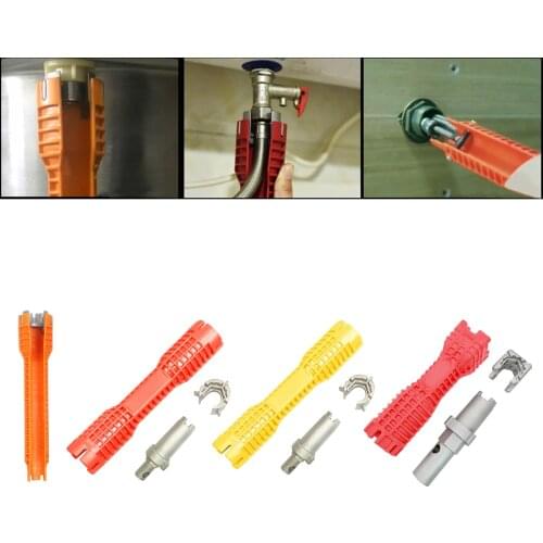 Sink Installer Tool Multi-use Faucet Wrench Spanner for Plumbers Bathroom Toilet Angle Valve Sink