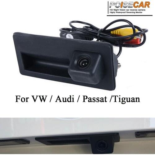Car Special Rear View Camera Trunk Handle For Volkswagen VW Passat Golf Polo Jetta Tiguan Touaveg A4 Q3 Q5