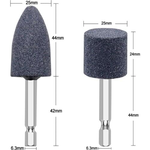 Brown Corundum Materials Life Long Hexagonal Handle Grinding Wheel Suitable for Grinding and Polishing Machinery 69HF