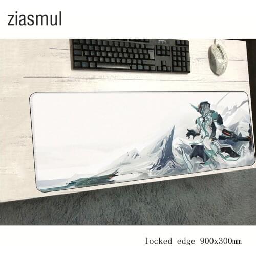 Warframe mousepad gamer 900x300x3mm gaming mouse pad large gel notebook pc accessories laptop padmouse Customized ergonomic mat