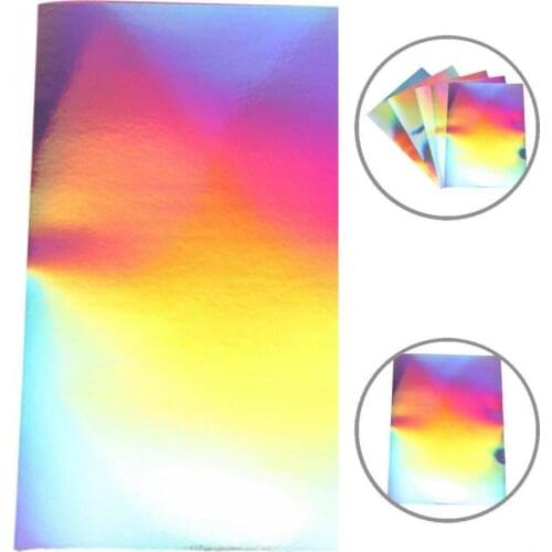 Lightweight 20pcs Excellent Printable Sparkling Holographic Premium Sticker Practical Craft Stickers No Odor for Home