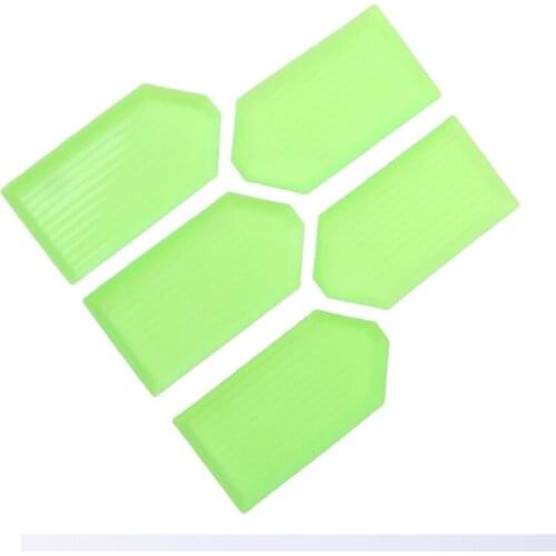 5Pcs DIY 5D Diamond Painting Rhinestone Plate Tray Embroidery Cross Stich Tool