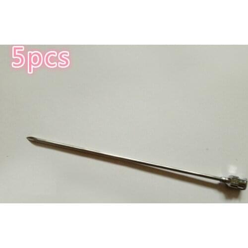 New Stainless Steel Syringe Dispensing Blunt Needle Tip Pin Adhesive Dia 0.5mm Length 100mm