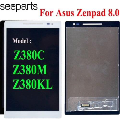 Original LCD For Asus Zenpad 8.0 Z380 Z380KL Z380CX Z380C Z380M LCD Display Touch Screen Digitizer Assembly Replacement Part