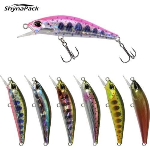 Jerk Minnow Fishing Lures 50Mm 4.2G trout Sinking Wobbler Swimbait Artificial Hard Baits Pike bass spin Carp sea Fishing Tackle