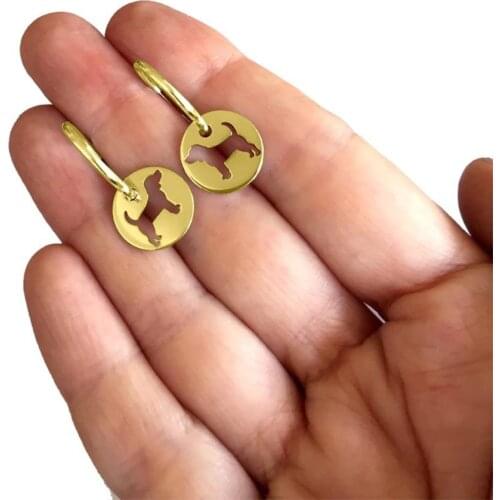 Beagle Earrings Animal Jewelry Dog Puppy Hoop Dangle Earrings Gift for Beagle Lovers