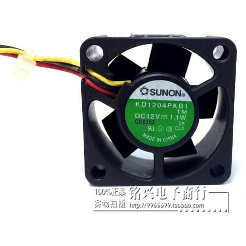 SUNON KD1204PKB1 TM Server Cooling Fan DC 12V 1.1W 40x40x20mm 3-wire