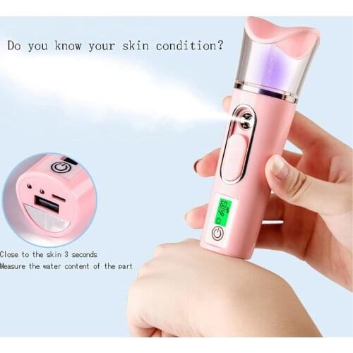 V29 Ordinary Color Box Hand-held Skin Test Hydrating Instrument Spray Steaming Face Beauty Water Replenishment Instrument