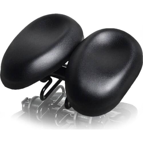 Bicycle Seat Two-seat Bicycle Cushion Noseless Adjustable Bike Saddles Mtb Saddle Dual Pad for Cycling Bicycle Bike Accessories