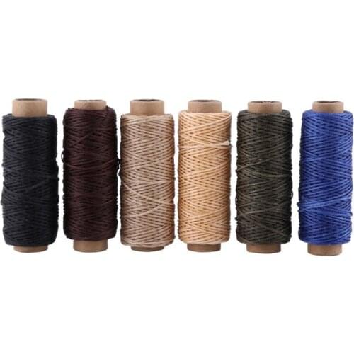 Waxed Sewing Thread for Leather Shoes Hand Stitching Crafts 150D 50m Waxed Handicraft Leather Products Waxed Sewing Thread Cord