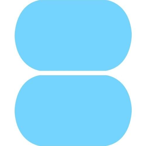 2pcs Car Side Rearview Mirror Waterproof Anti-Fog Rain-Proof Film Side Window Film Make Peoples Vision Clearer Auto Stickers