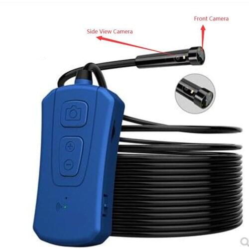 5M Cable Length WiFI Endoscope 8.2mm Dual Lens Wireless Inspection Snake Camera 2.0 Megapixel Waterproof Semi-Rigid PQ310