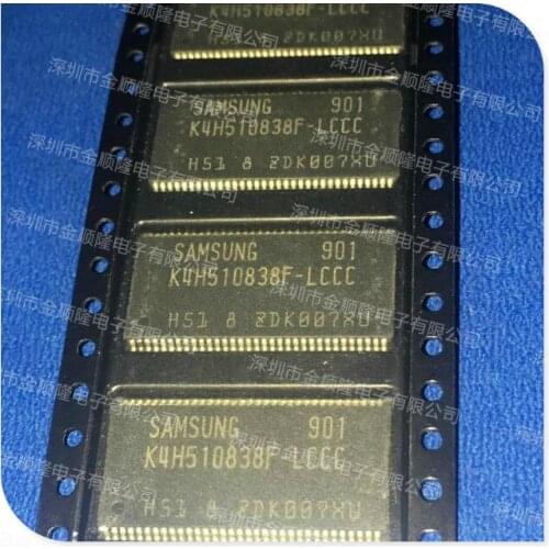 5pieces K4H510838F-LCCC 512Mb F-die DDR SDRAM TSOP