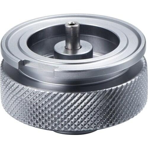 Outdoor Camping Hiking Gas Stove Adaptor Split Type Furnace Converter Connector Auto-off Aluminum Alloy Adapters New