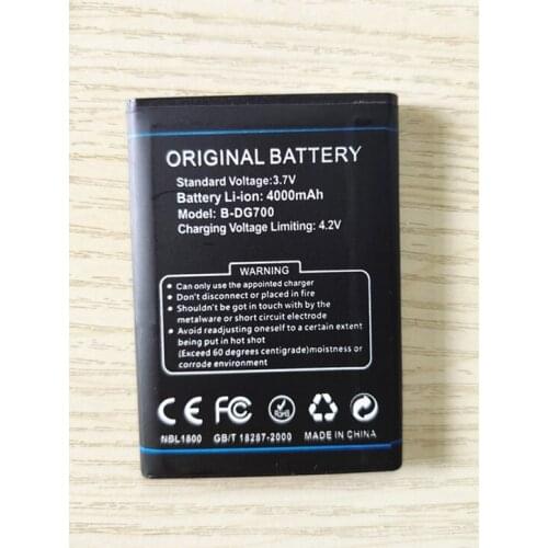B-TAIHENG B-DG700 Battery for Doogee TITANS2 BDG700 High Capacity 4000mAh Voltage 3.7V Replacement Battery