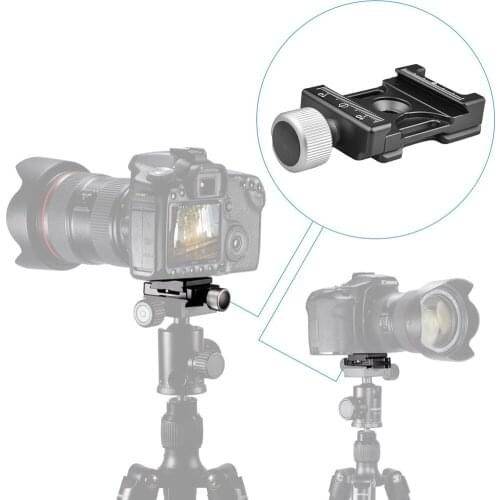 Screw Knob Plate Clamp Plate Aluminum Clamp Standard Slider Adapter for Arca Swiss Plate Tripod Head Monohead