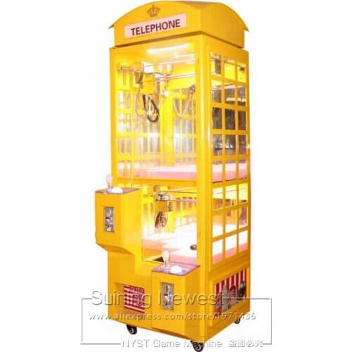 Adults and Kids Play Together Amusement Coin Operated Arcade Games Doll Toys Cranes Claw Machine For Game Center
