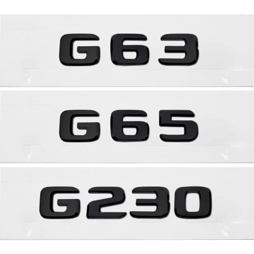 Car Accessories For Mercedes Benz G Class for G63 G65 G230 G300 G350 G500 AMG W124 W211 Auto Trunk Badge Decal Exterior Styling