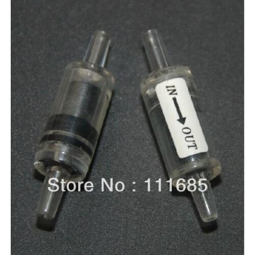 Free Shipping High Quality 50pcs Diaphragm Ozone Check Valve, Aquarium Plastic Non-Return Check Valve for Air Pump CO2 Diffuser