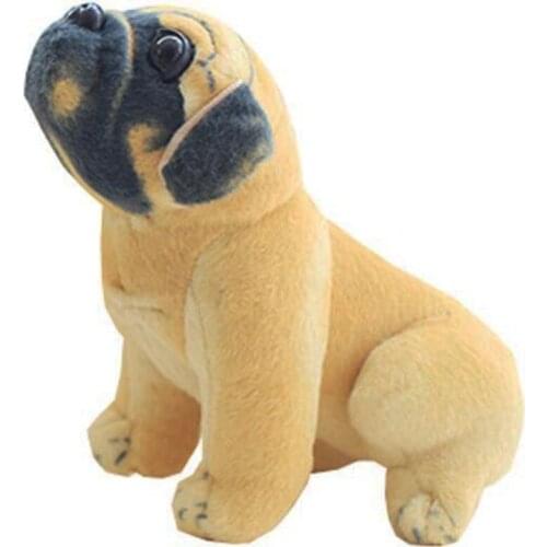 BOLAFYNIA Children Plush Stuffed Toy Baby Kids Toy for Christmas Birthday gift Pug dog simulation animals