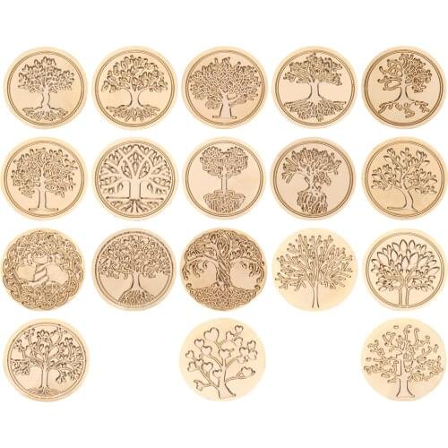 Hot Paint Seal Retro Metal Stamp Head Envelope Stamps Tree Ornament Classic Wedding Invitations Wax Seal Stamp
