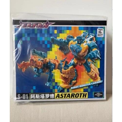Ready! Transforms TFC Satan S-01 S01 Astaroth Action figure Satan Combiners New Box In Stock Free Shipping