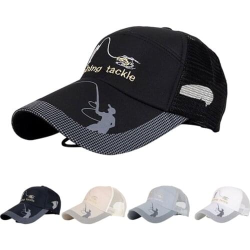 Unisex Men Women Adjustable Fishing Cap Snapback Sports Hat Sun Visor Black,White,Blue,Beige,Grey