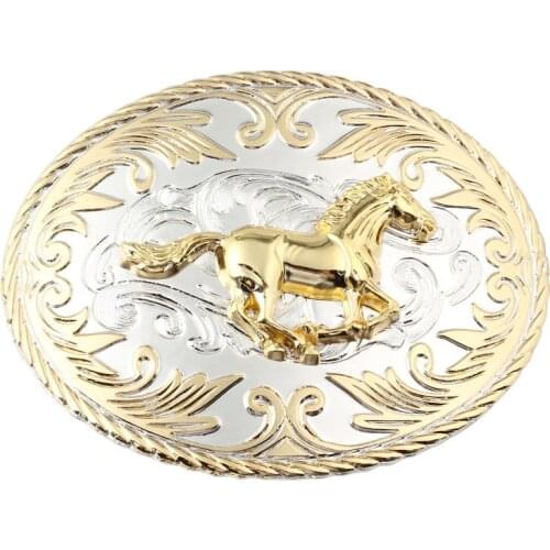 Mustang Belt Buckle Western Denim Clothing Accessories Large Buckle