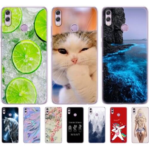 Silicone case for huawei honor 8x Cases 6.5" inch Soft TPU Back Cover for huawei honor 8x Protect Phone cases shell Coque bags