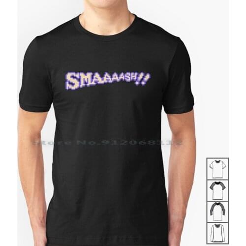 Smaaaash!-Earthbound T Shirt 100% Cotton Earthbound Ness Snes Mother 2 Lucas Super Smash Bros Jeff Mother 3 Paula Poo Retro