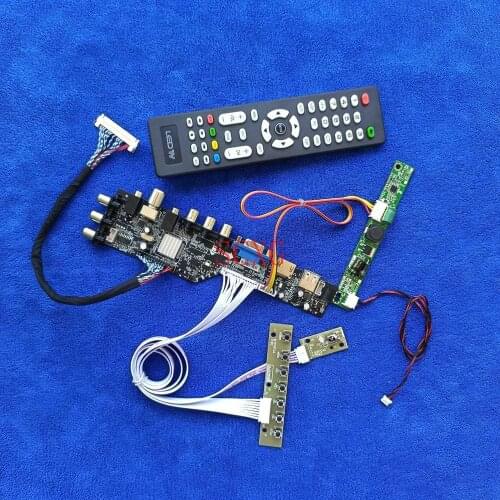 LED LCD KIT AV VGA USB HDMI-compatible 30-Pin LVDS 1920*1080 Display controller board Fit LTM230HP06/LTM230HP07 Signal Digital