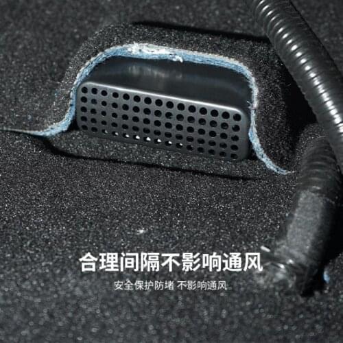 High-quality ABS car floor air outlet protection decorative cover For Ford Explorer 2013-2019 Car covers,Car-Styling