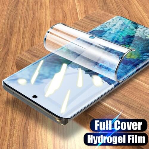 Screen Protector For Samsung J8 J6 A8 A9 Plus A7 2018 A750 Star Hydrogel Film M62 F12 M31 M30 M21 M20 M10 A750 A5 2017 Soft Film