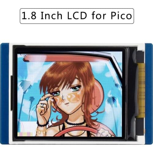 1.8 Inch LCD for Pico 160×128 65K RGB Color TFT Screen ST7735S Driver SPI Display for Raspberry Pi Pico