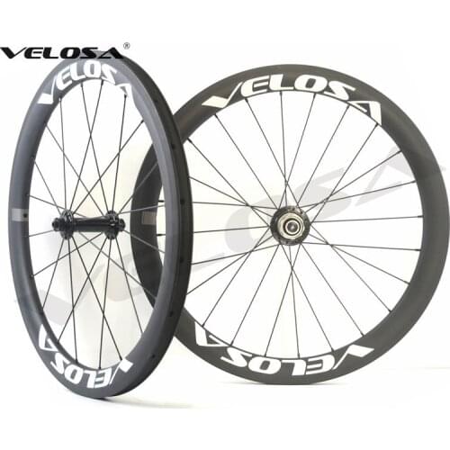 20 inch bike carbon wheel, Full carbon Velosa 20inch 451 carbon wheelset,38mm clincher folding bike wheel