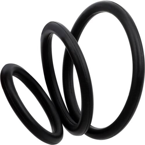 3 Pieces/Set Semen Lock Ring Silicone Penis Rings Cock Ring Elastic Delay Ejaculation Sex Toys for Men