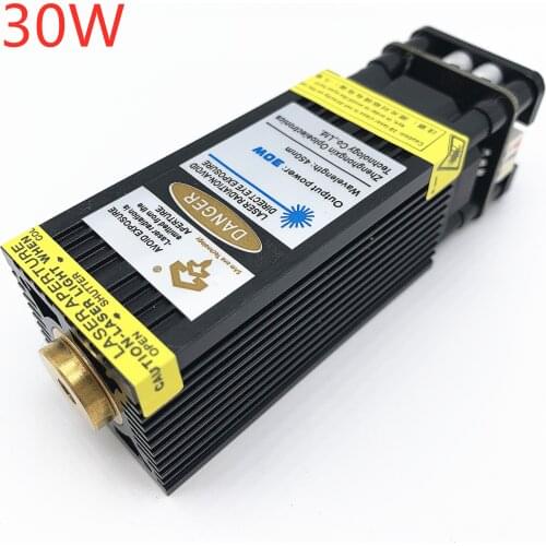 30W laser head, blue laser module ultra-fast engraving stainless steel and oxidized metal, high light transmittance